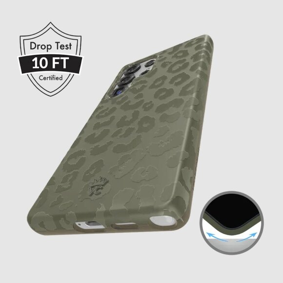 Olive Leopard Samsung S25 Ultra Case - Picture 3 of 6